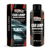 Headlight Restoration Kit, Car Headlight Cleaner for Yellowed, Oxidized, and Hazy Lenses, Polishing Tools for Clear and Long-Lasting Results, UV Protection and Scratch Repair for All Vehicles